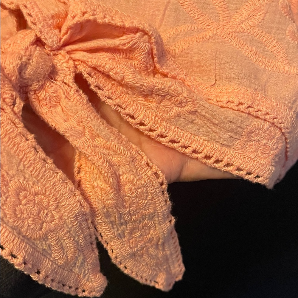 Lane Bryant Coral Lace Blouse - Picture 9 of 11